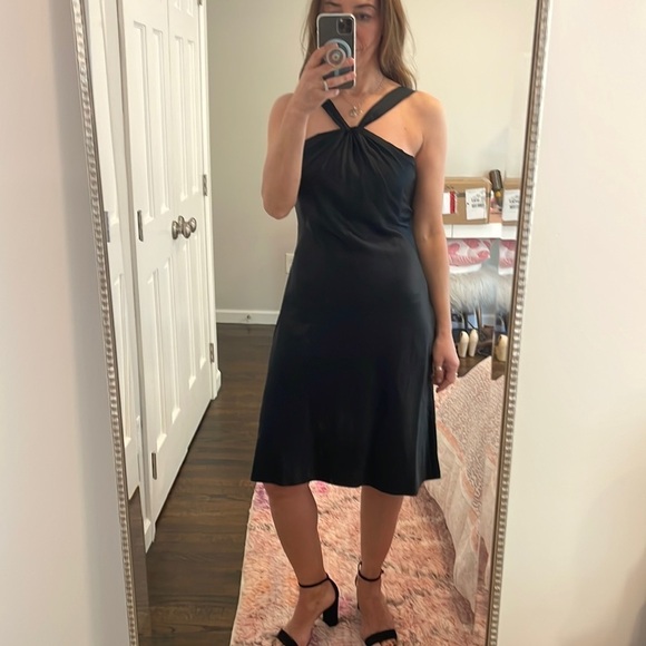 Tahari Silk Slip Midi Dress - Picture 7 of 7